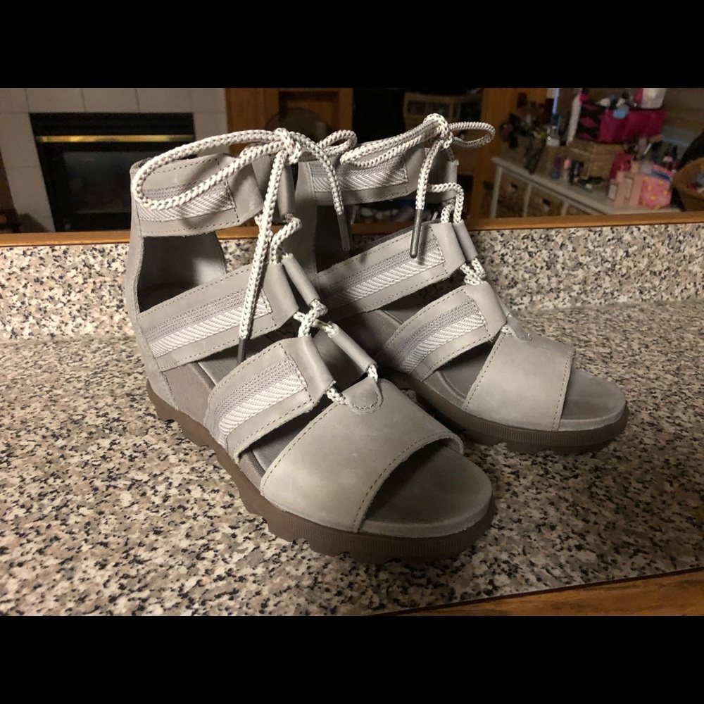 Sorel wedge sandals